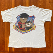 Load image into Gallery viewer, Vintage 1980s Menaces Forever Dennis The Menace Beano Comic Promo Tee. Size Boxy L.