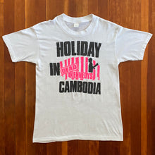 Load image into Gallery viewer, Vintage 1980s Dead Kennedys Holiday In Cambodia Political Punk Rock Album Promo Tee.
